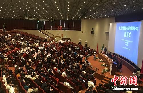7月23日，全球华侨华人促进中国和平统一大会在意大利佛罗伦萨隆重开幕。中新社记者